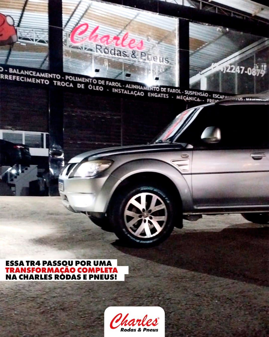 SUV que passou por transformação completa na loja